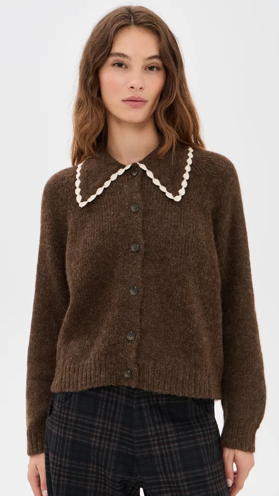 The Crochet Collar Cardigan