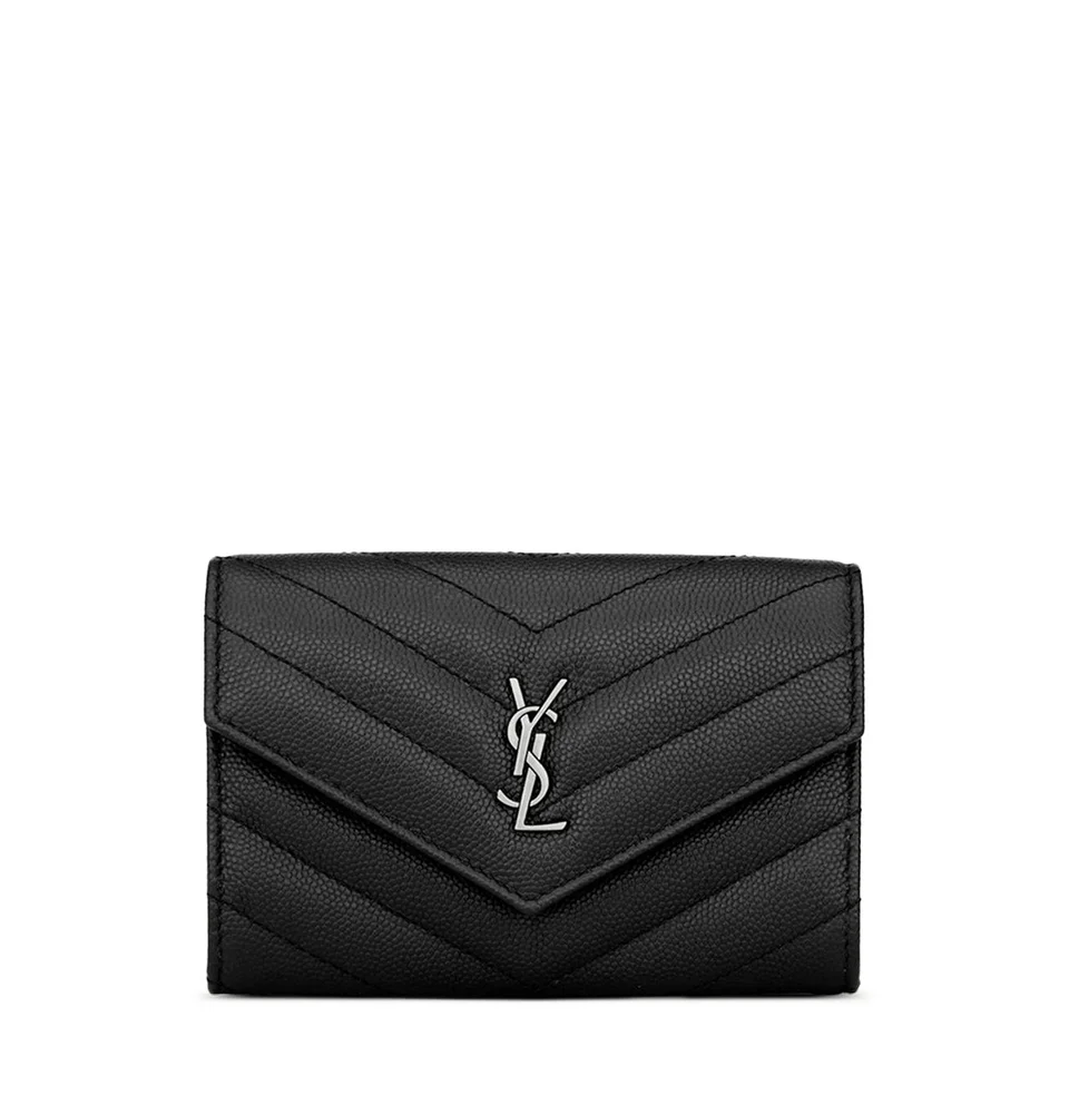 Cassandre Matelassé Small Envelope Wallet inGrain De Poudre Leather