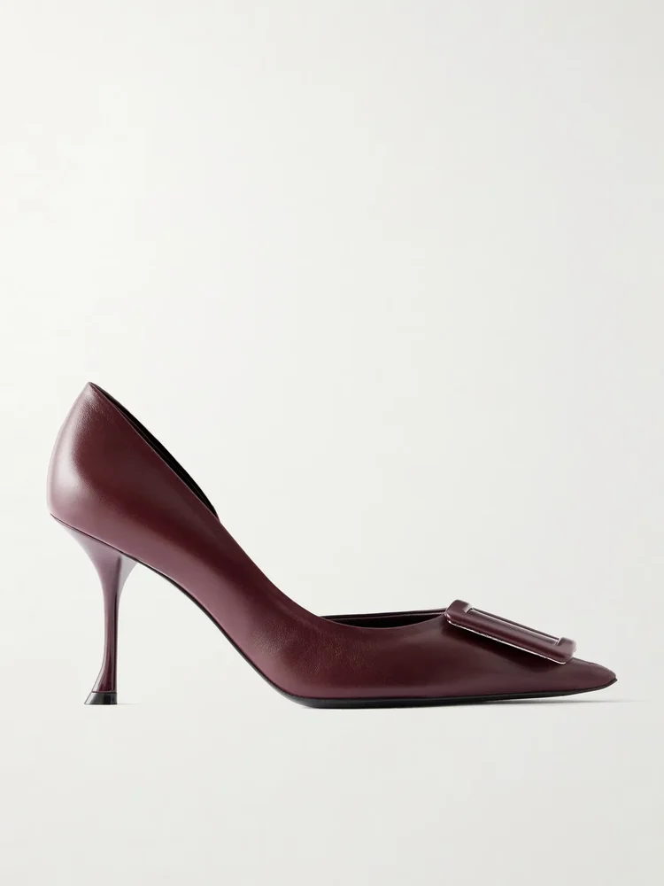 Ville Dorsay 85 leather pumps