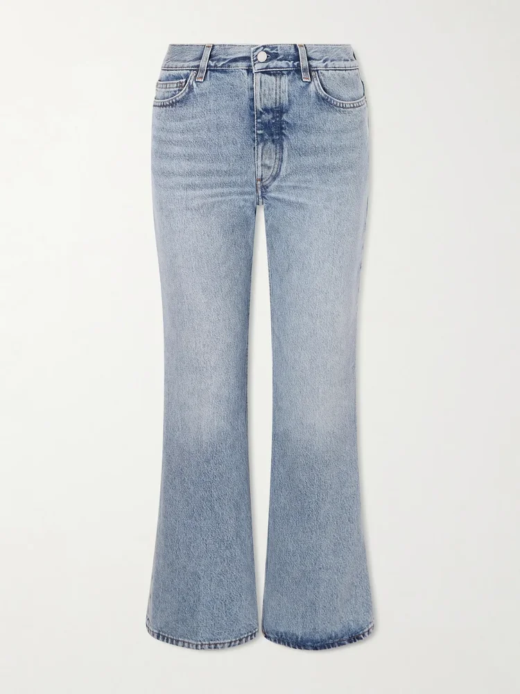 Kick organic flared jeans