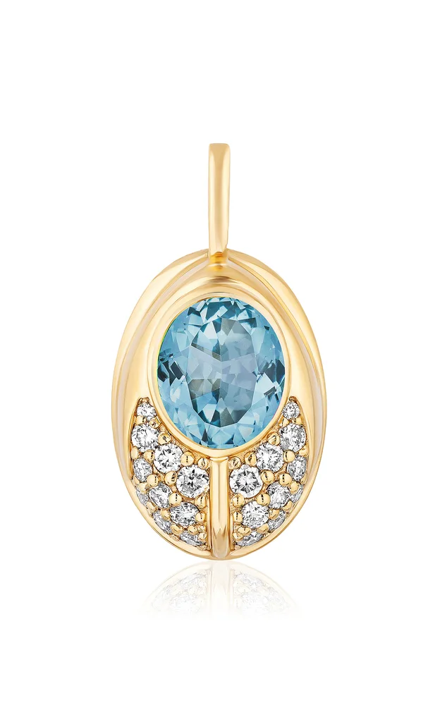 Lovebug 14K Yellow Gold Multi-Stone Pendant