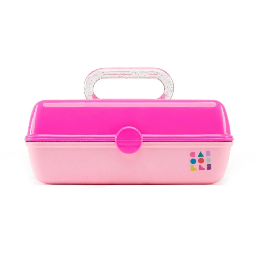 Pretty In Petite Makeup Organizer - Hot Pink On Rose