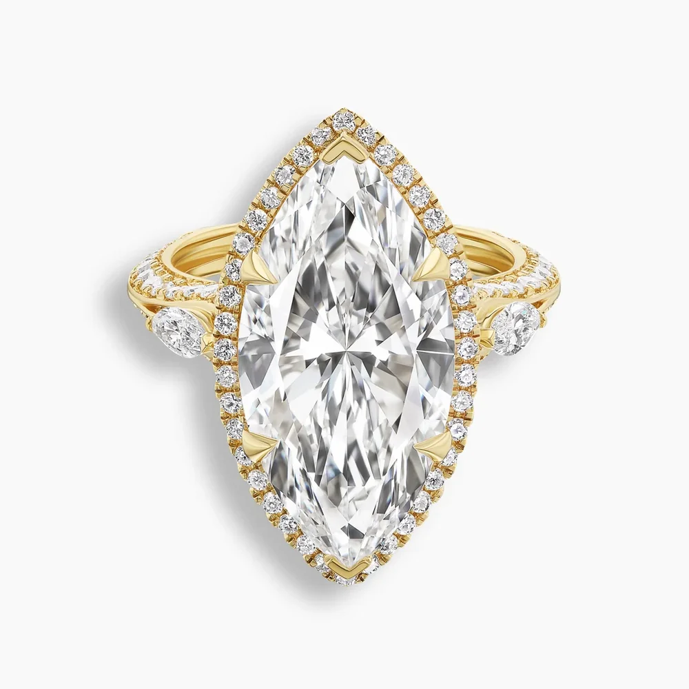 9 TCW Heirloom Marquise Diamond Ring