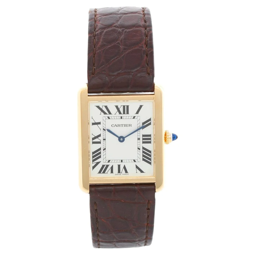 Pre-Owned Tank Solo Stainless Steel and Yellow Gold W5200004