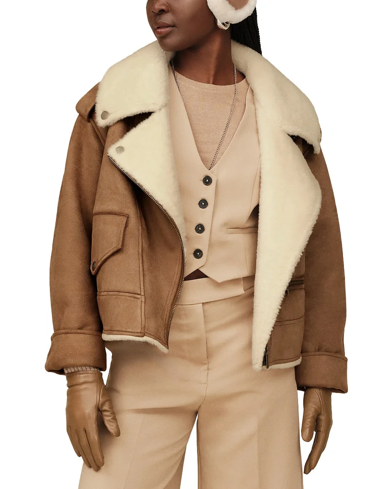 Finn Luxe Fluff Moto Jacket