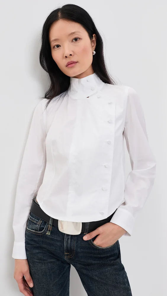 Asymmetrical Front Shirt