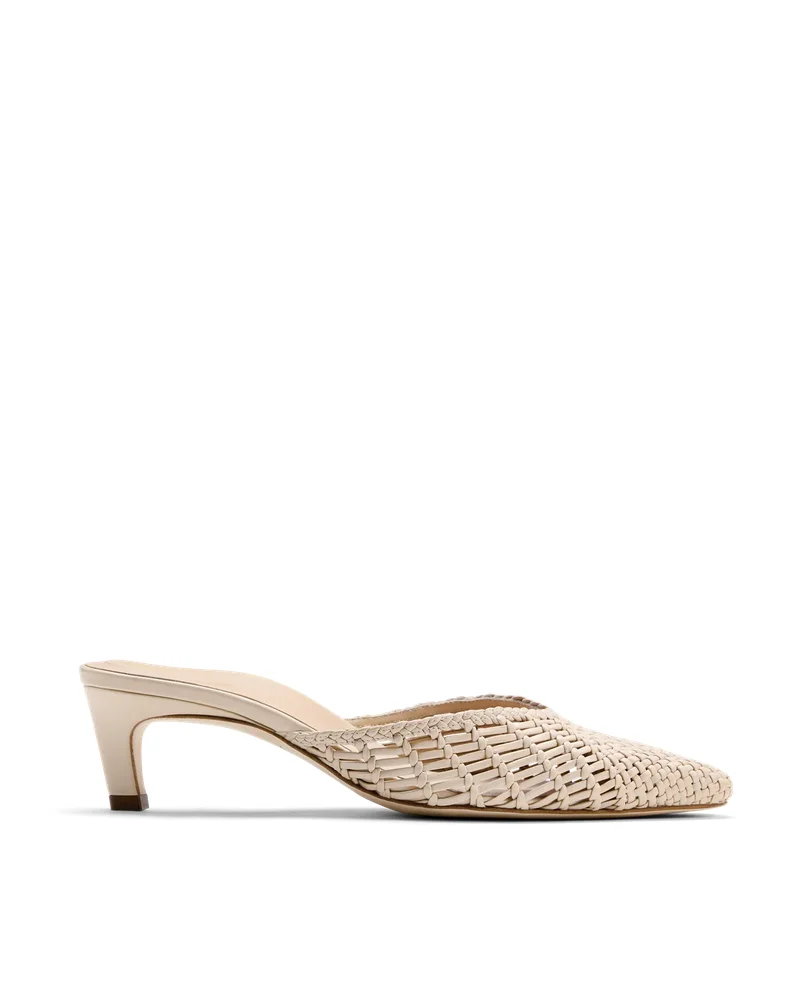Palma: Crema Woven Nappa