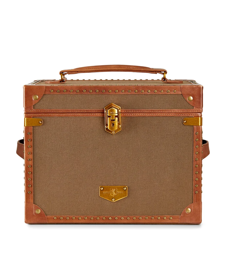 Vegan Leather Ida Trunk Jewellery Box