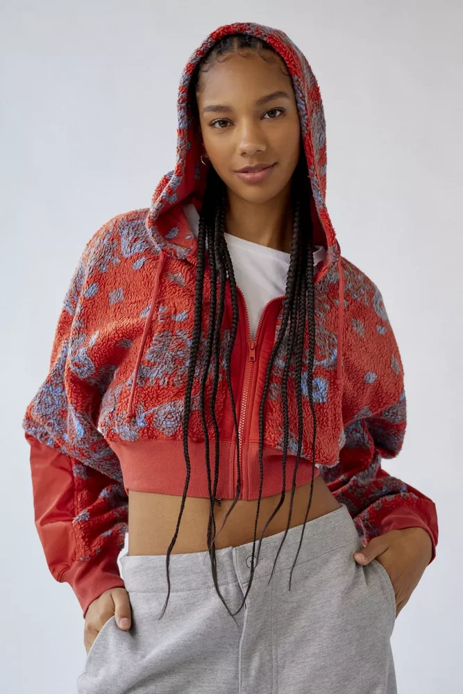 Forest Sherpa Hooded Jacket