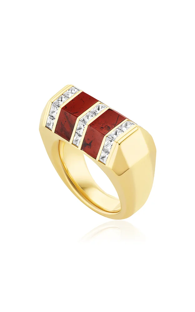 Stella Bar 18K Yellow Gold Multi-Stone Ring