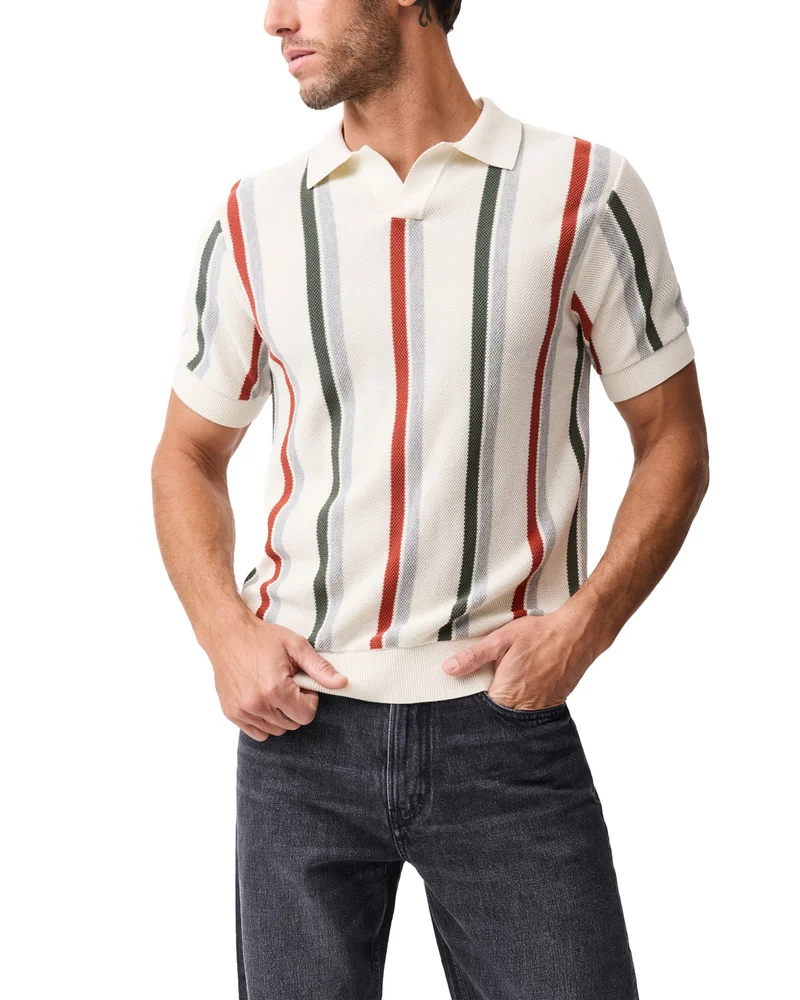 Royce Hill Striped Polo