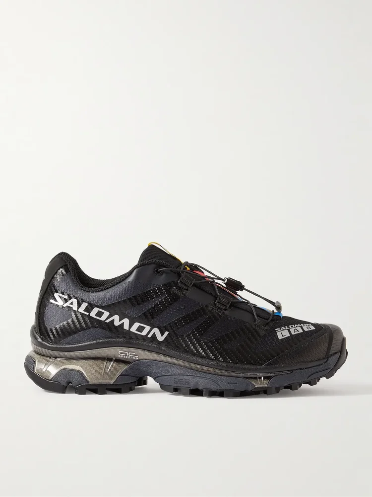 XT-4 Rubber-Trimmed Mesh Sneakers