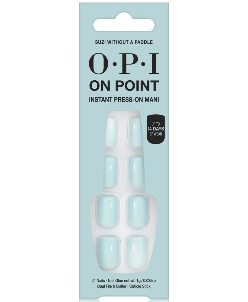 On Point Press-On Mani, Suzi Without a Paddle