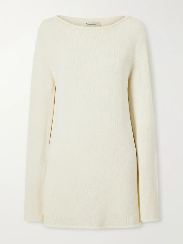 Yasmin cotton-blend sweater