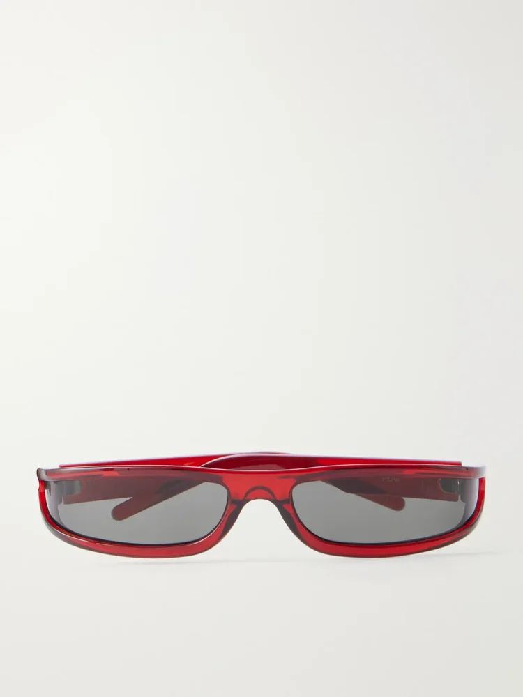 Wrap Around acetate sunglasses