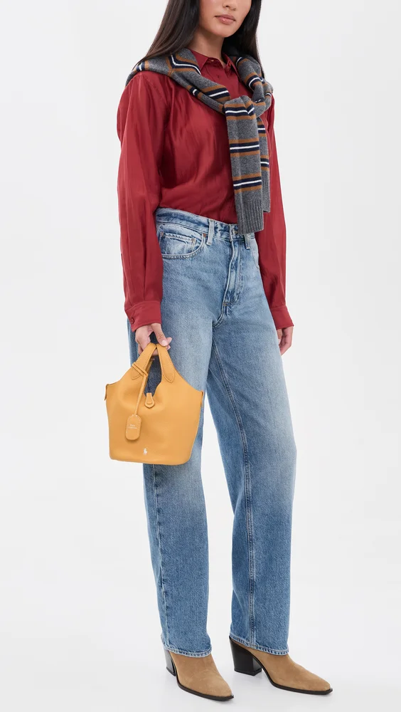 Small Leather Poly Crossbody Bag