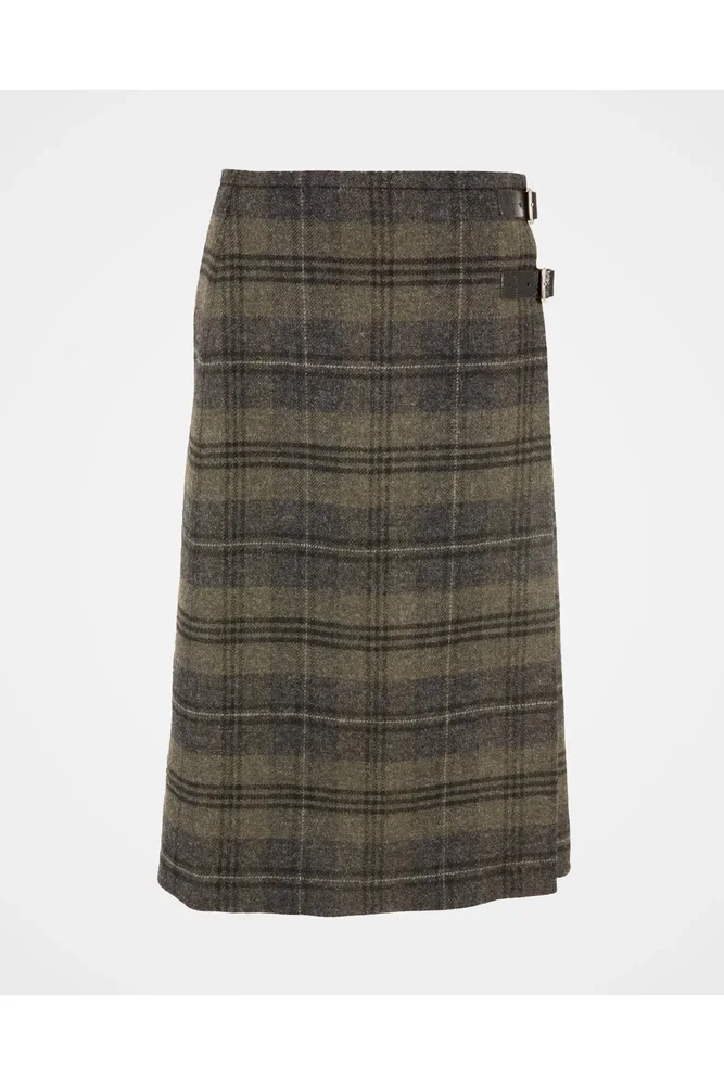 Midi Celt Kilt Plaid Skirt