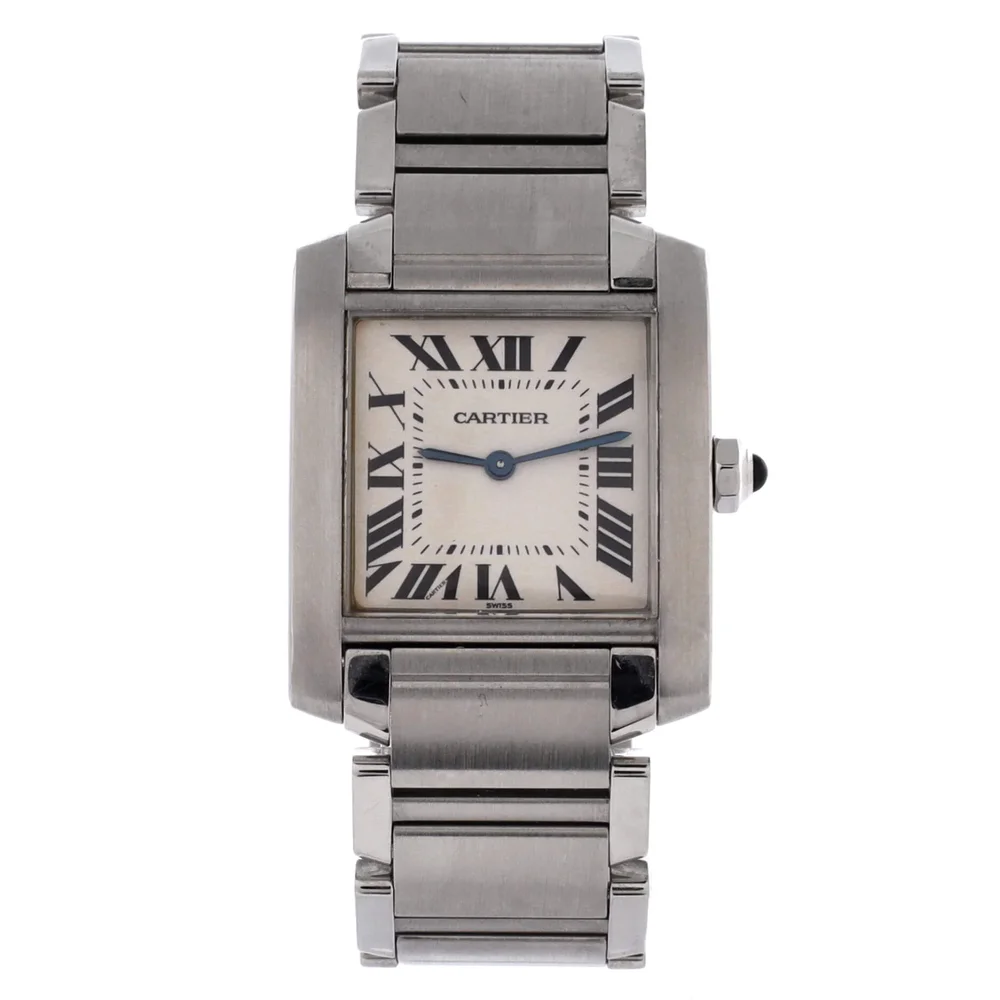 Pre-Owned Tank Française Quartz Watch Stainless Steel 25mm