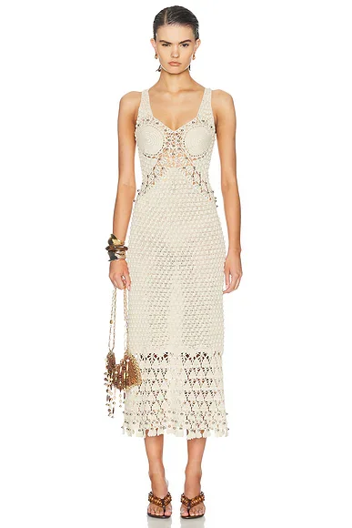 Sleeveless Crochet Dress
