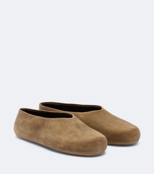 Tierra suede slip-on shoes