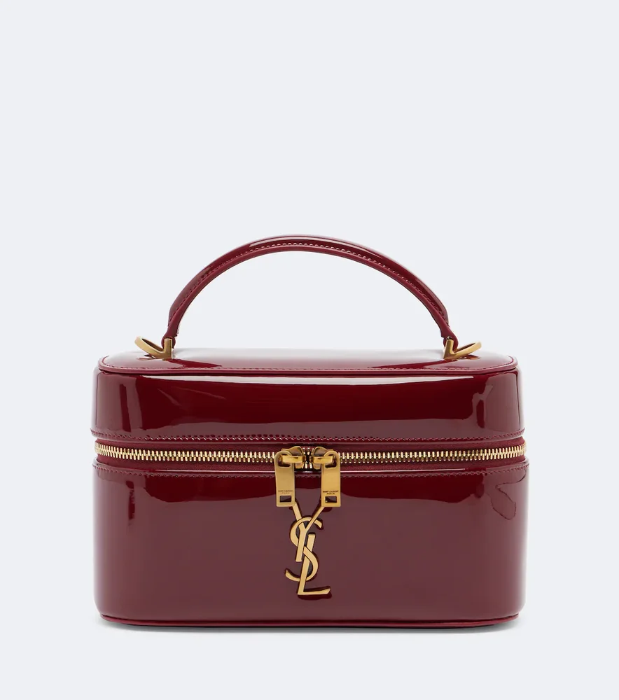 Gaby patent leather vanity bag