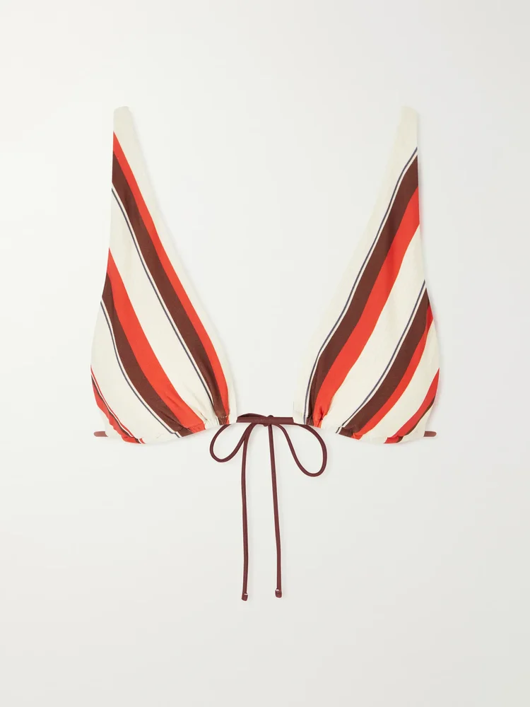 Alva ruched bikini top