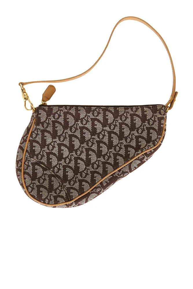 Diorissimo Pochette Saddle Bag, Brown