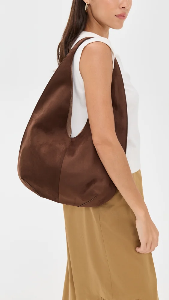 Dara Faux Suede Hobo Bag