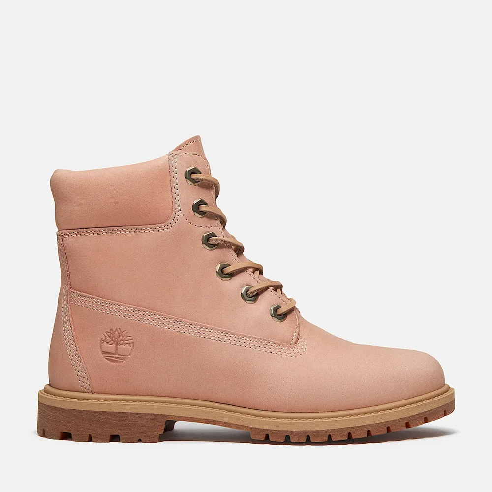 Premium 6-Inch Boot (Light Pink Full-Grain)