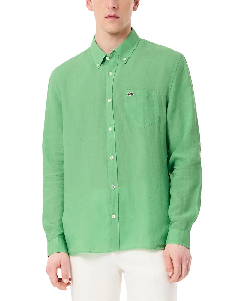Linen Regular Fit Button Down Shirt