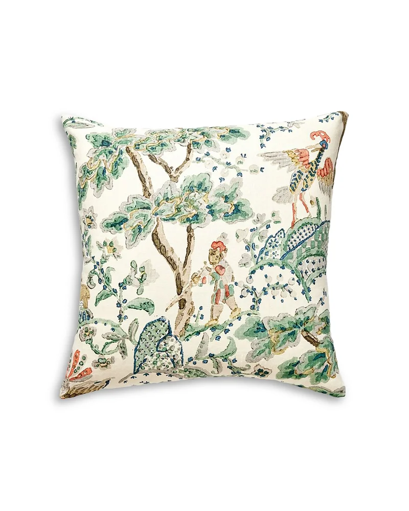 Kelmescott Hand Block Decorative Pillow, 22" x 22"