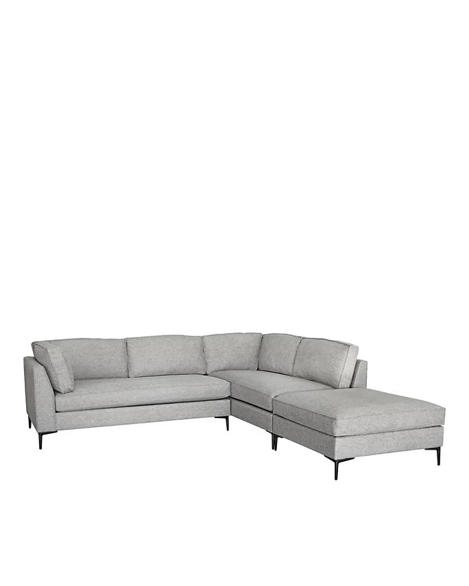 Paige 3-Piece Fabric Sectional - Exclusive