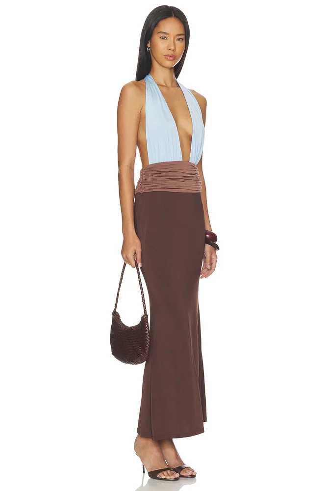 Jenni Maxi Plunge Dress