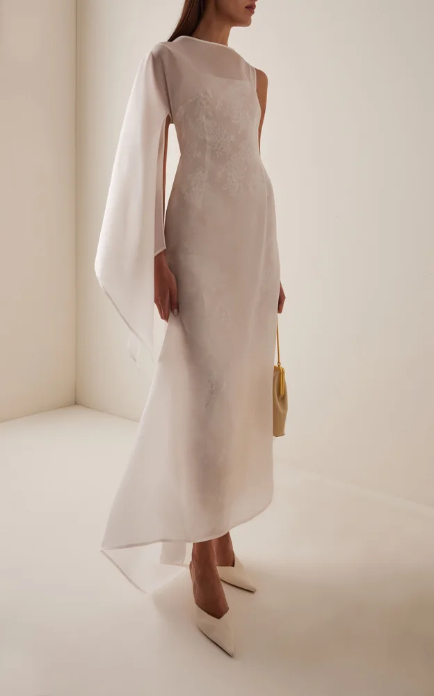 Bea Silk Organza Midi Dress