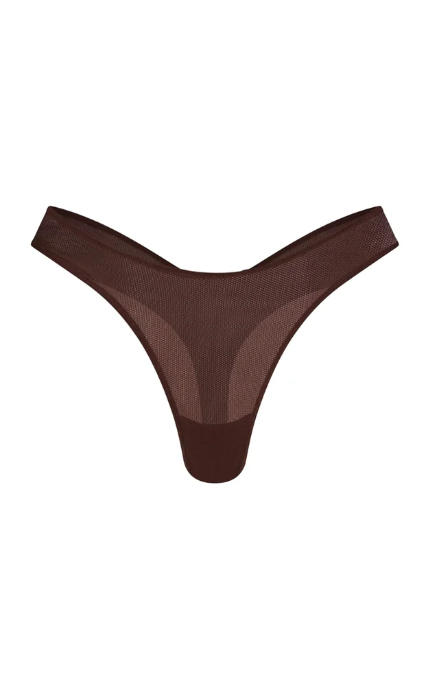 Sieve Dipped Thong