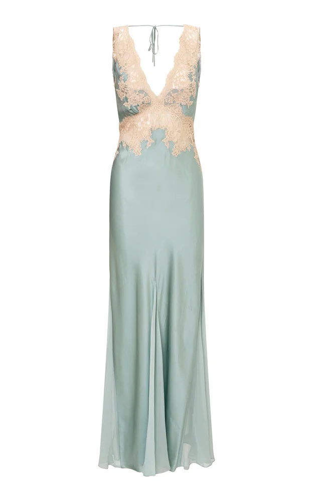 Illiani Lingerie Charmeuse Maxi Dress