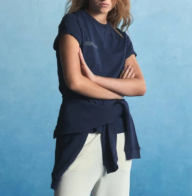 PANGAIA Womens Midweight T-Shirt—Ocean