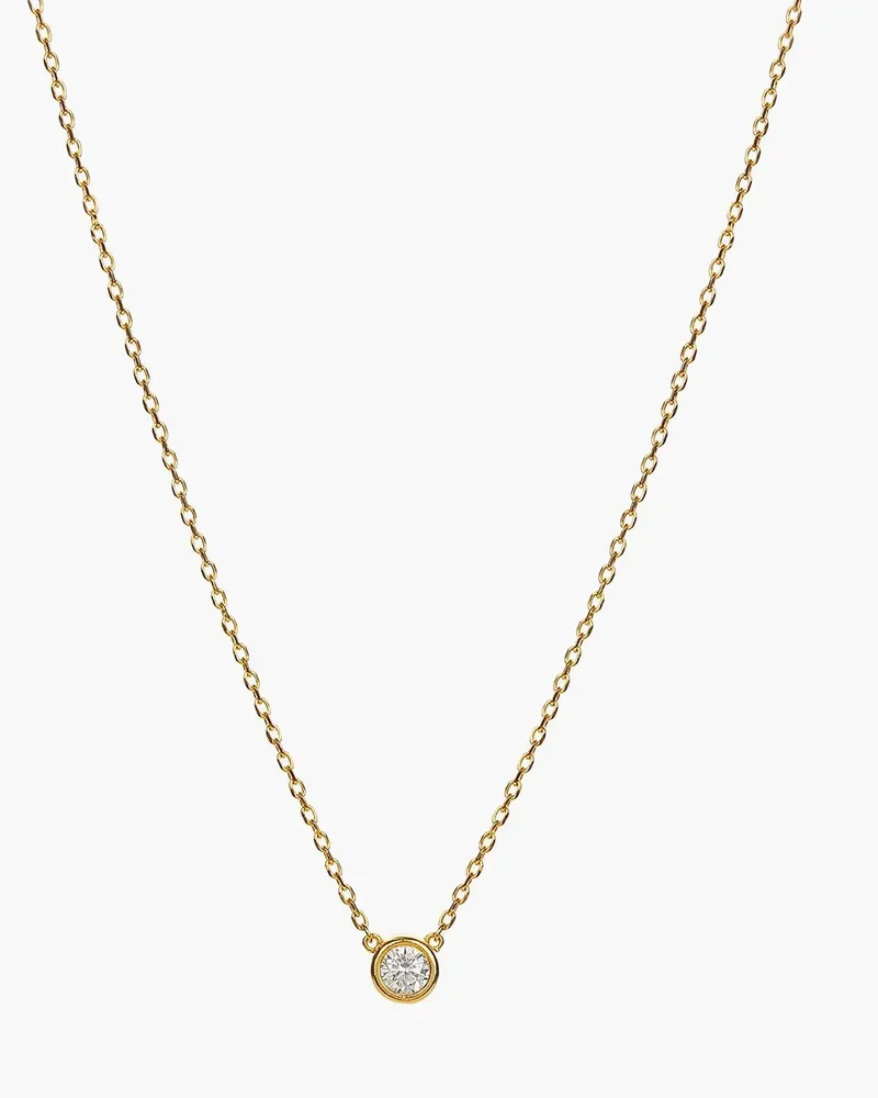 Sterling Silver 18k Gold Plated Margot Necklace Dainty Everyday Chic