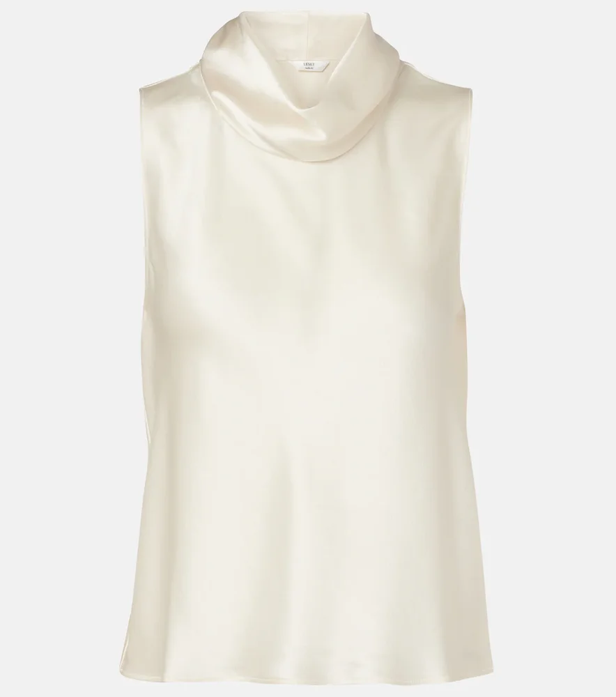Barb satin top