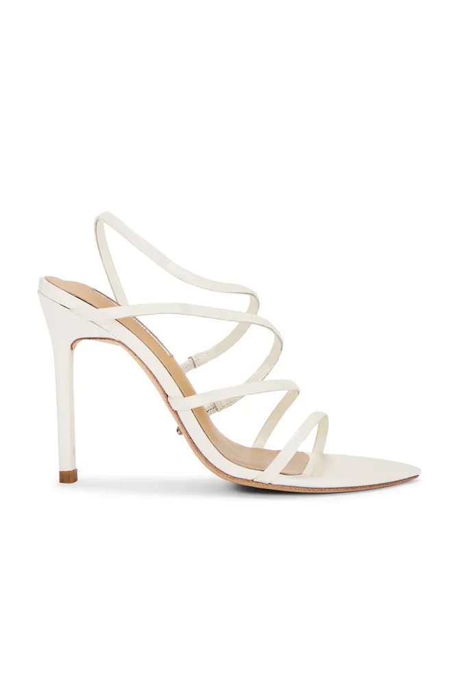 Milana Sandal in White Patent