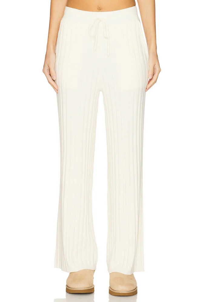 Simeon Wide Rib Knit Trouser