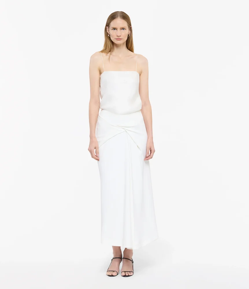 Asymmetrical Twist Skirt - Resale