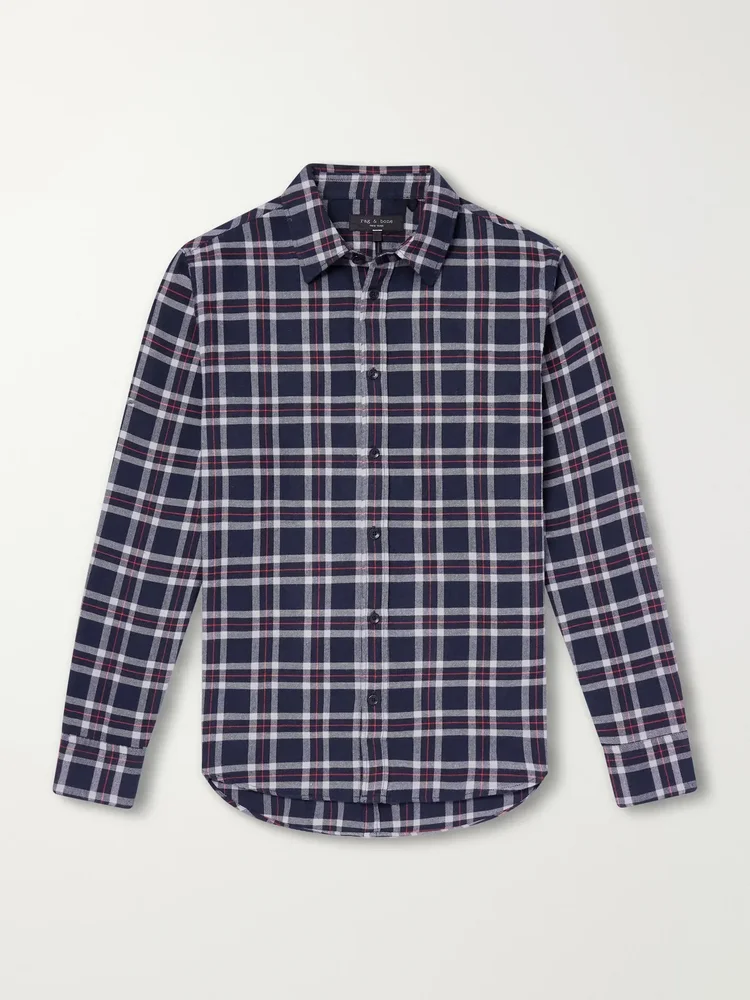 Tomlin Checked Cotton-Flannel Shirt