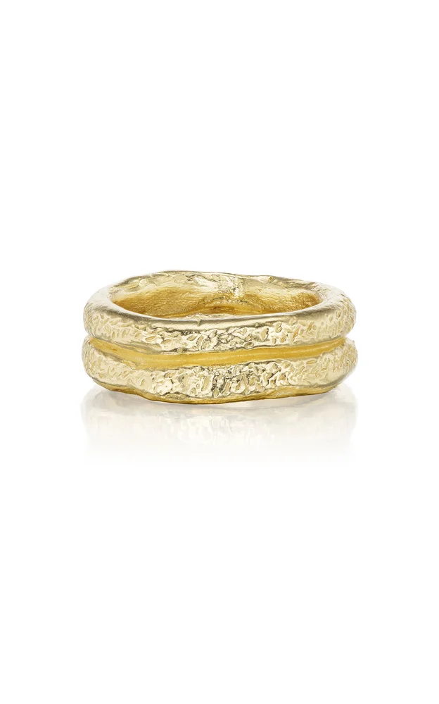 Reverie 14K Yellow Gold Double Ring