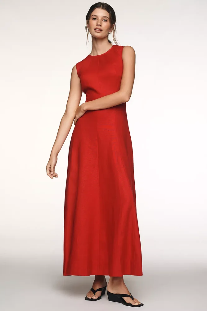 Cecilia 100% Linen Maxi Dress