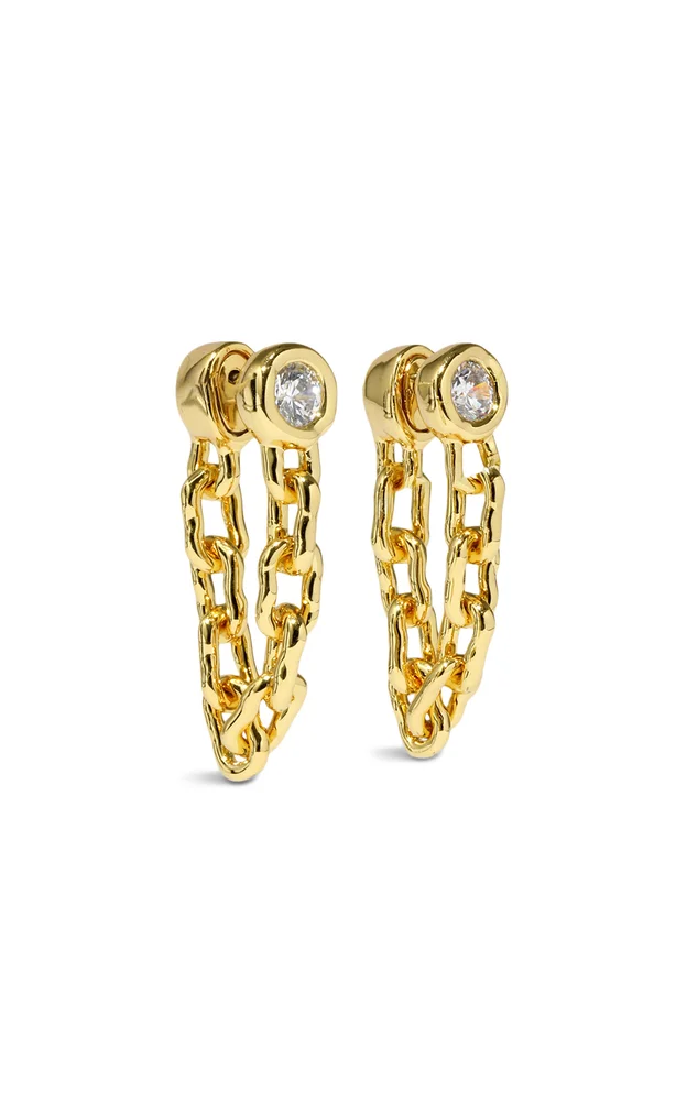 Asterales 14K Gold-Plated Earrings
