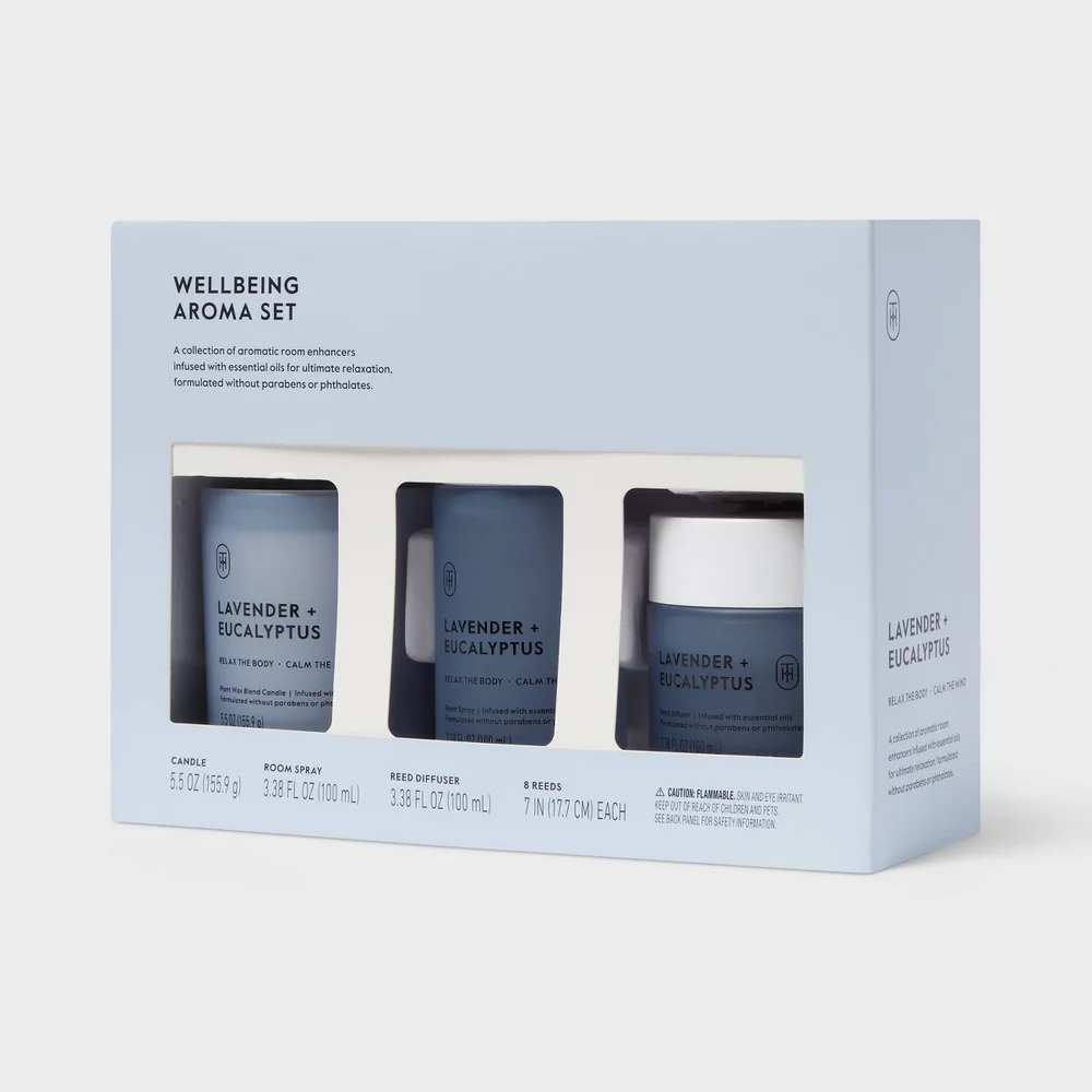 3pc Room Spray, Diffuser & Candle Gift Set