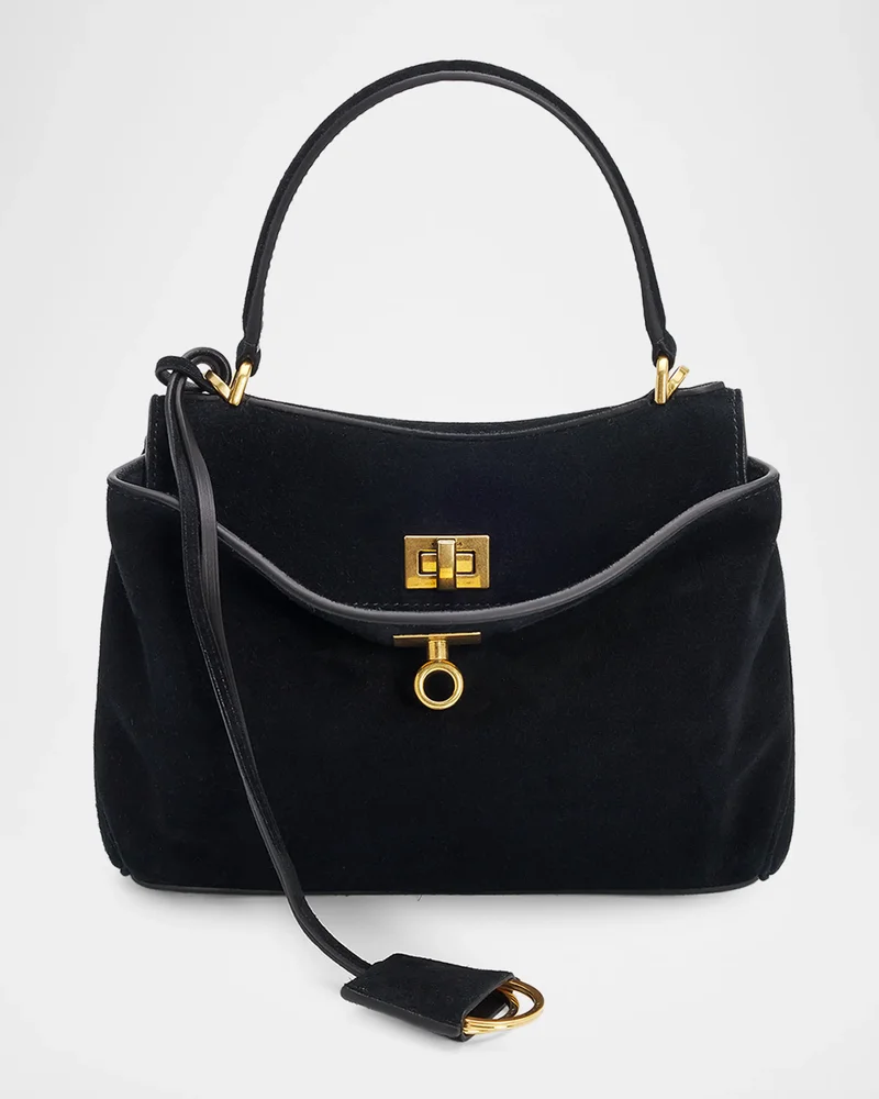 Rodeo Mini Suede Top-Handle Bag