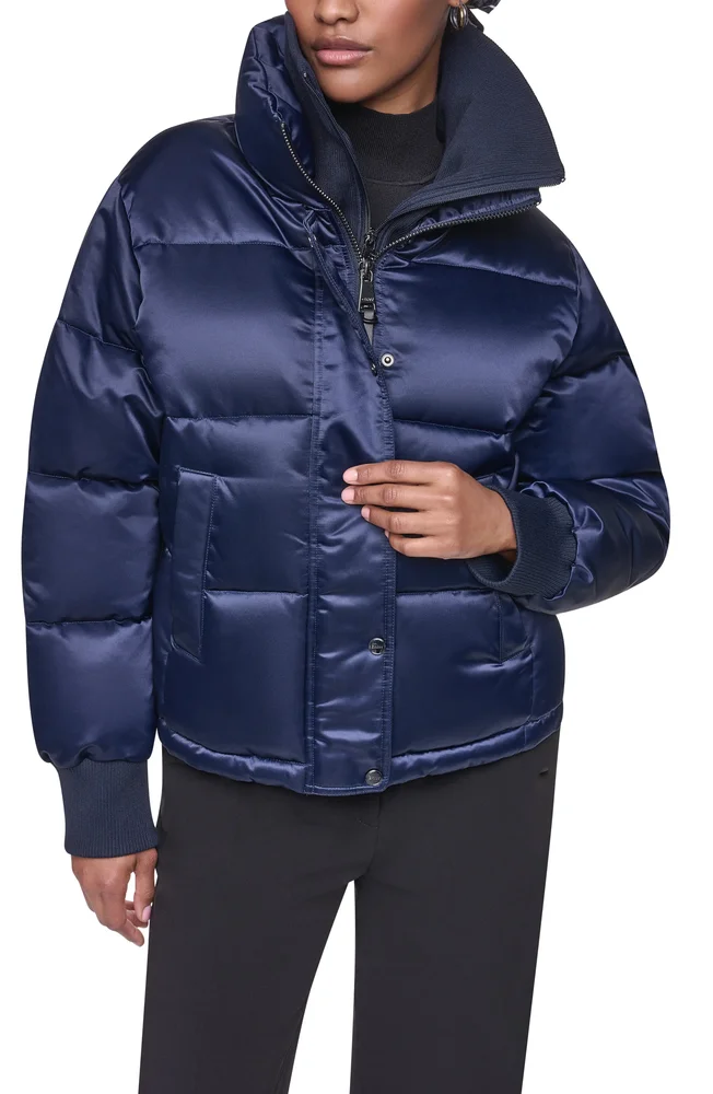 Flight Satin Puffer Jacket