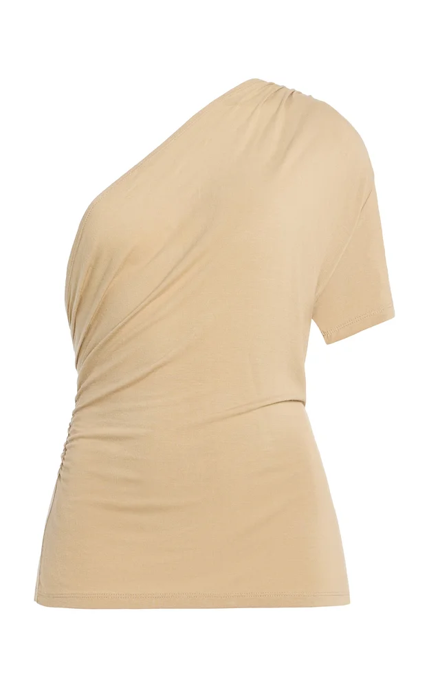 Linnea One-Shoulder Jersey Top